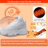 Heated Sneakers - Foot Warmer for Men & Women, Electric Heating Shoes with 4000mAh Battery, Anti-Slip Snow Trail Shoes 3 Heating Levels, Rechargeable Hiking Shoes Winter Outdoor Unisex (White, 6.5) view 3