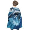 BVNMT Dolphins Printed Cape Unisex Adult Costume - One Size Fits Most (1 Count) - Ideal for Cosplay, Parties, And More view 1