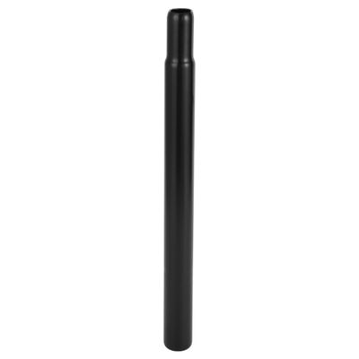HOPESPANNER Universal 25.4x300mm Black Bike Seat Posts Durable Bike Saddle Post Seat Tube Steel 1 Pc