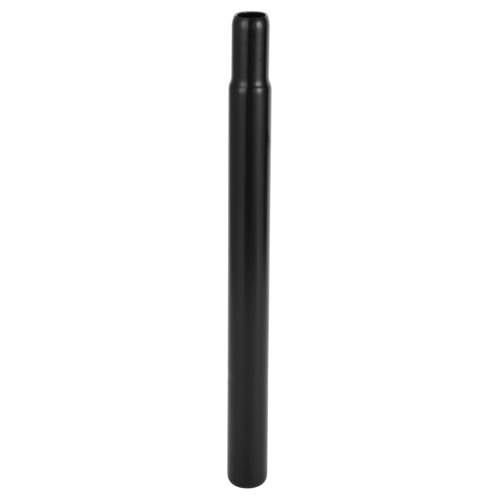 HOPESPANNER Universal 25.4x300mm Black Bike Seat Posts Durable Bike Saddle Post Seat Tube Steel 1 Pc