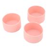 3Pcs Protective Silicone Boot, Slip Proof High Temperature Resistant Water Bottle Bottom Sleeve Pink view 4