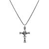 FFKAIVHSL Cross-Border European and American Skull Cross Necklace Tide Men and Women Street Personality Pendant Accessories Sweater Chain Manufacturers Wholesale view 1