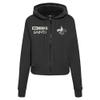 Pro Standard Women's Black New Orleans Saints Split Logo Full-Zip Hoodie view 4