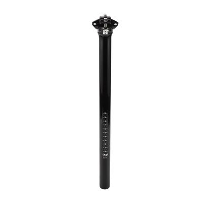 HOPESPANNER Universal 27.2x400mm Gloss Black Bike Seat Posts Shock Absorbing Bike Saddle Post Seat Tube Carbon Fiber 1 Pc