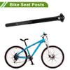 HOPESPANNER Universal 27.2x400mm Gloss Black Bike Seat Posts Shock Absorbing Bike Saddle Post Seat Tube Carbon Fiber 1 Pc view 3