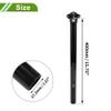 HOPESPANNER Universal 27.2x400mm Gloss Black Bike Seat Posts Shock Absorbing Bike Saddle Post Seat Tube Carbon Fiber 1 Pc view 4