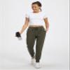 Libin Joggers for Women Tall/Regular/Petite Dance Sweatpants Athletic Workout Trousers Pants Tapered Casual Teacher Yoga Pants for Running Golf Work Cloths, Olive Green XS view 2