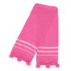 Heat Trendz Girl's One Size Fits Most Stripe Butterfly Hat Gloves and Scarf Winter Set, Dark Pink view 2