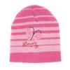 Heat Trendz Girl's One Size Fits Most Stripe Butterfly Hat Gloves and Scarf Winter Set, Dark Pink view 4