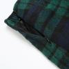 IDEALSANXUN Plaid Skirts for Women 2025 Fall Winter Wool Tartan Tweed High Waisted Knee Length Pencil Short Mini Skirt, Green, M view 4