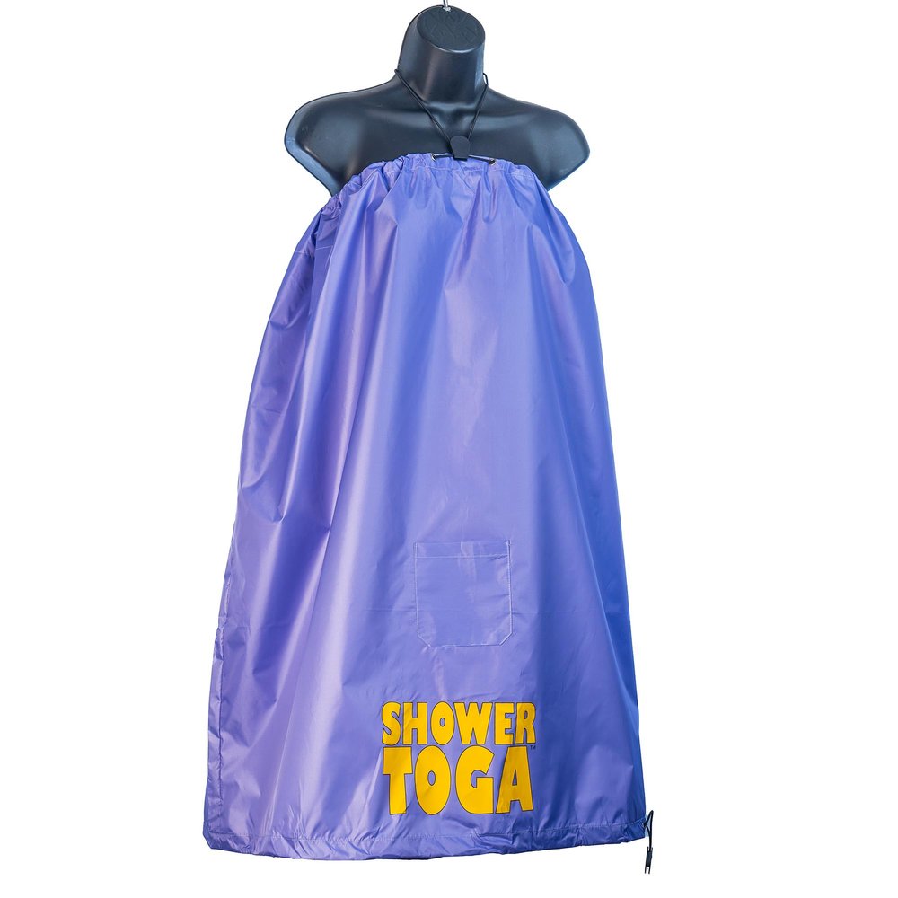 Shower Toga  Wearable Shower Garment, Privacy RV & Camping Shower, Surf Poncho, Shower Tent, or Portable Changing Room, Camping, Pool, & Outdoor Shower, Regular Size