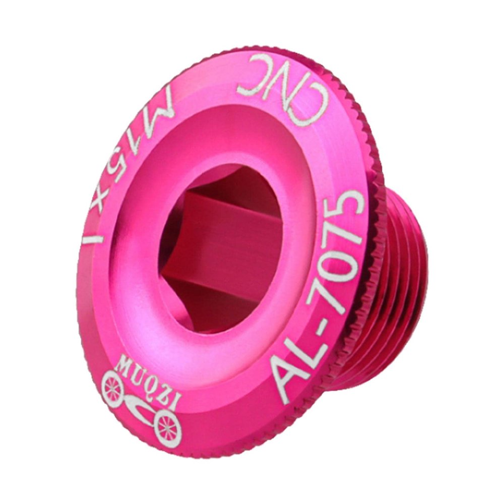 Premium Bike Crank Arm Hardware Set for Enhanced Performance, Pink