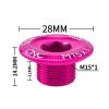 Premium Bike Crank Arm Hardware Set for Enhanced Performance, Pink view 3