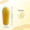 Pure Beeswax Lantern Candles - Emergency & Camping Candles - USA Beeswax - Lasts 12 Hours - Pack of 96 view 2