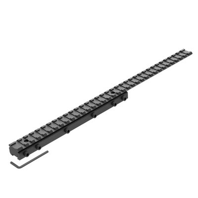 34 Slots 11mm to 21mm Extended Dovetail to Picatinny Rail Adapter, 3/8" to 7/8" Picatinny Rail Riser Mount Sporting Optics Dovetail to Picatinny Adapter Picatinny Rail Riser (DV34)