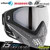 Maddog Dye i5 Thermal Dual-Pane Anti-Fog Lens Paintball Airsoft Mask Goggle System Combo with Microfiber Storage Bag | High Performance Safety Certified Protection - Shades - Grey/White/Black view 2
