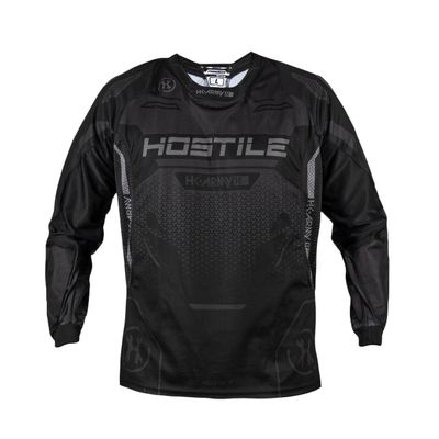 HK Army Proline Paintball Jersey for Men - Black Padded Paintball Shirt (Small)