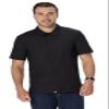 Chef Works Men's Durham Snap Work Shirt, Black, Large view 1