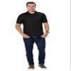 Chef Works Men's Durham Snap Work Shirt, Black, Large view 2