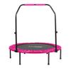 HolaHatha Foldable Mini Trampoline Fitness Rebounder for Home Gym Workouts  with 5-Level Adjustable Handle, Heavy-Duty Steel Frame, Portable Design, and Supports up to 440 Pounds view 1