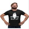 5X-Large Black Mens Dead Lift Funny Ghost Deadlifting Halloween Gym T-Shirt view 1