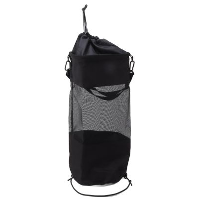 Srliya Boat Trash Bags Cylinder Shape Large Capacity Leak Proof Foldable Boat Trash Can for Home Camping Car