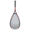CCYLEZ Student Squash Racket Beginner Lightweight Carbon Fiber Transparent String Oversized Handle for Courts Parks Schools Red view 1