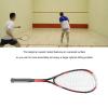CCYLEZ Student Squash Racket Beginner Lightweight Carbon Fiber Transparent String Oversized Handle for Courts Parks Schools Red view 4