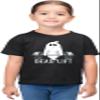 2T Black Toddler Dead Lift Funny Ghost Deadlifting Halloween Gym Toddler T-Shirt view 2