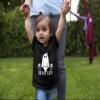 2T Black Toddler Dead Lift Funny Ghost Deadlifting Halloween Gym Toddler T-Shirt view 3