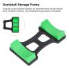 Azusumi Dumbbell Holder Mat Placement Stand Plastic Floor Protector Dumbbell Holder Storage Frame for Home Gym view 2