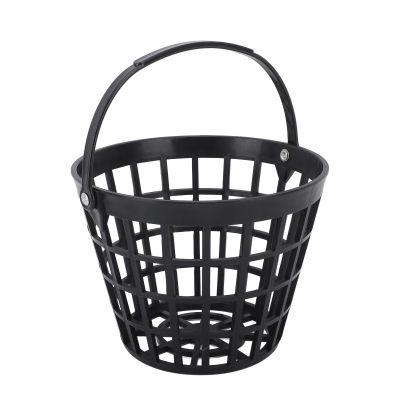 CCYLEZ Golf Ball Holder, Large Capacity Nylon Plastic Black Golf Ball Contain Basket for Outdoor Sports (Holds Up to 25pcs)