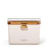 Business & Pleasure Co. Hemingway Cooler - 55 Quart Insulated Ice Chest Cooler - Great for Beach, Picnics, & Boating, Antique White view 1
