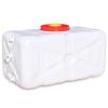 WAZHOU 75 Liters Large Capacity Bucket Horizontal Square Water Storage Tank Horizontal Water Tank with Lid Food Grade Plastic Bucket with Cover and Valve Camping Water Storage Carrier Water Tank view 1