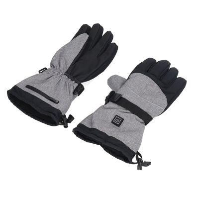 A Pair of Electric Heated Gloves, Intelligent, Waterproof, Unisex, One Size, Electric Heated Mittens for Outdoor Winter Skiing