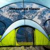 Rivenlo 5-6 Person Easy Pop Up Tent, 11.8' X 8'X 51.2",Automatic Setup, Waterproof, Double Layer,Instant Family Tents for Camping,Hiking & Traveling (Dark Green) view 2