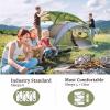 Rivenlo 5-6 Person Easy Pop Up Tent, 11.8' X 8'X 51.2",Automatic Setup, Waterproof, Double Layer,Instant Family Tents for Camping,Hiking & Traveling (Dark Green) view 3