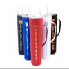 Decorvo NCAA 20 oz. Stainless Steel Tumbler with Handle - Officially Licensed Double Walled Insulated Roadie with Slide Lid and Straw (Iowa St - Red) view 2