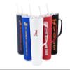 Decorvo NCAA 20 oz. Stainless Steel Tumbler with Handle - Officially Licensed Double Walled Insulated Roadie with Slide Lid and Straw (Alabama Logo - White) view 2