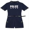 YONGHS Women's Police Officer Uniforms Cop Costume Policewoman Cosplay Costume Jumpsuits with Belt and Purse Navy Blue 3X-Large view 4
