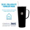 Decorvo NCAA 20 oz. Stainless Steel Tumbler with Handle - Officially Licensed Double Walled Insulated Roadie with Slide Lid and Straw (Florida St Logo - Black) view 3