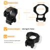 FOCUHUNTER Scope Rings, High Profile Scope Mount Rings fit 21mm Picatinny Rails for 34mm Diameter Tube, Aluminum Alloy 34mm Picatinny Optics Accessories, 2 Pack view 3