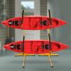 CheriMuMu Kayak Storage Rack, Heavy-Duty Double Kayak Storage Rack, Adjustable Kayak Hanger Holder, Free Standing Storage Rack for Two Kayak, SUP, Canoe and Paddleboard, Indoor Outdoor or Garage view 3