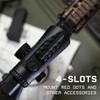 Monstrum Ruckus Pro 4X Prism Scope with Piggyback Mount and Shake Awake | BDC Reticle view 4