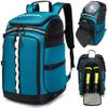 BISKLNDN Ski Boot Bag, 65L Ski Boot Travel Backpack for Ski Helmet, Goggles, Gloves, Skis, Snowboard & Accessories, Waterproof Ski Bag view 1