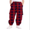 LIFAky Girls Cargo Pants Red Plaid Kids Joggers Causal Loose Fit Elastic Waist Lounge Pants with Pockkets Size 8 view 1