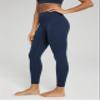 ODODOS Buttery Soft Lounge Yoga Leggings for Women 7/8 Length 25" High Waist Yoga Pants, Navy, Large view 2
