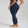 ODODOS Buttery Soft Lounge Yoga Leggings for Women 7/8 Length 25" High Waist Yoga Pants, Navy, Large view 3