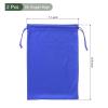YOKIVE 2 Pcs Ski Goggle Bags, Sport Microfiber Snow Goggles Case Covers Storage Sleeves Drawstring Pouches for Sunglass Lens (Blue, 7.1"x10.6") view 2