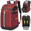 BISKLNDN Ski Boot Bag, 65L Ski Boot Travel Backpack for Ski Helmet, Goggles, Gloves, Skis, Snowboard & Accessories, Waterproof Ski Bag